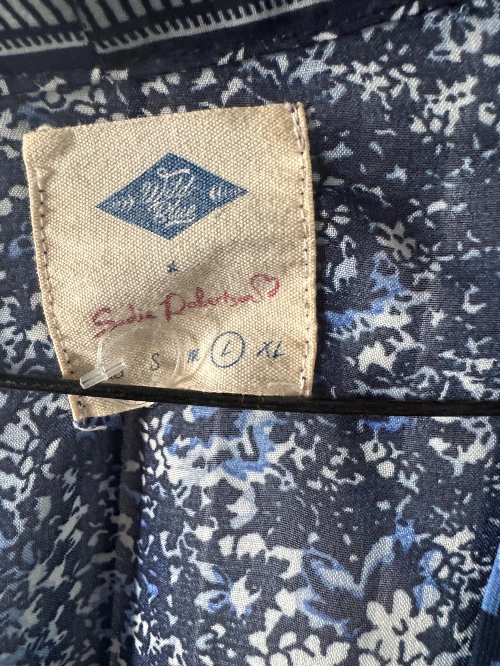 Blue Floral Open-Front Kimono Jacket - Picture 2 of 4
